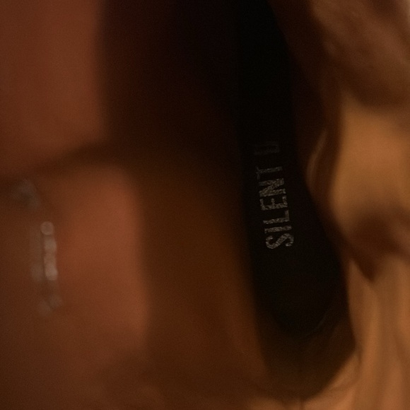 Anthropologie Silent D Taites Cowboy Boots Kitten Heeled Boots Taupe Size 40 - Picture 8 of 13